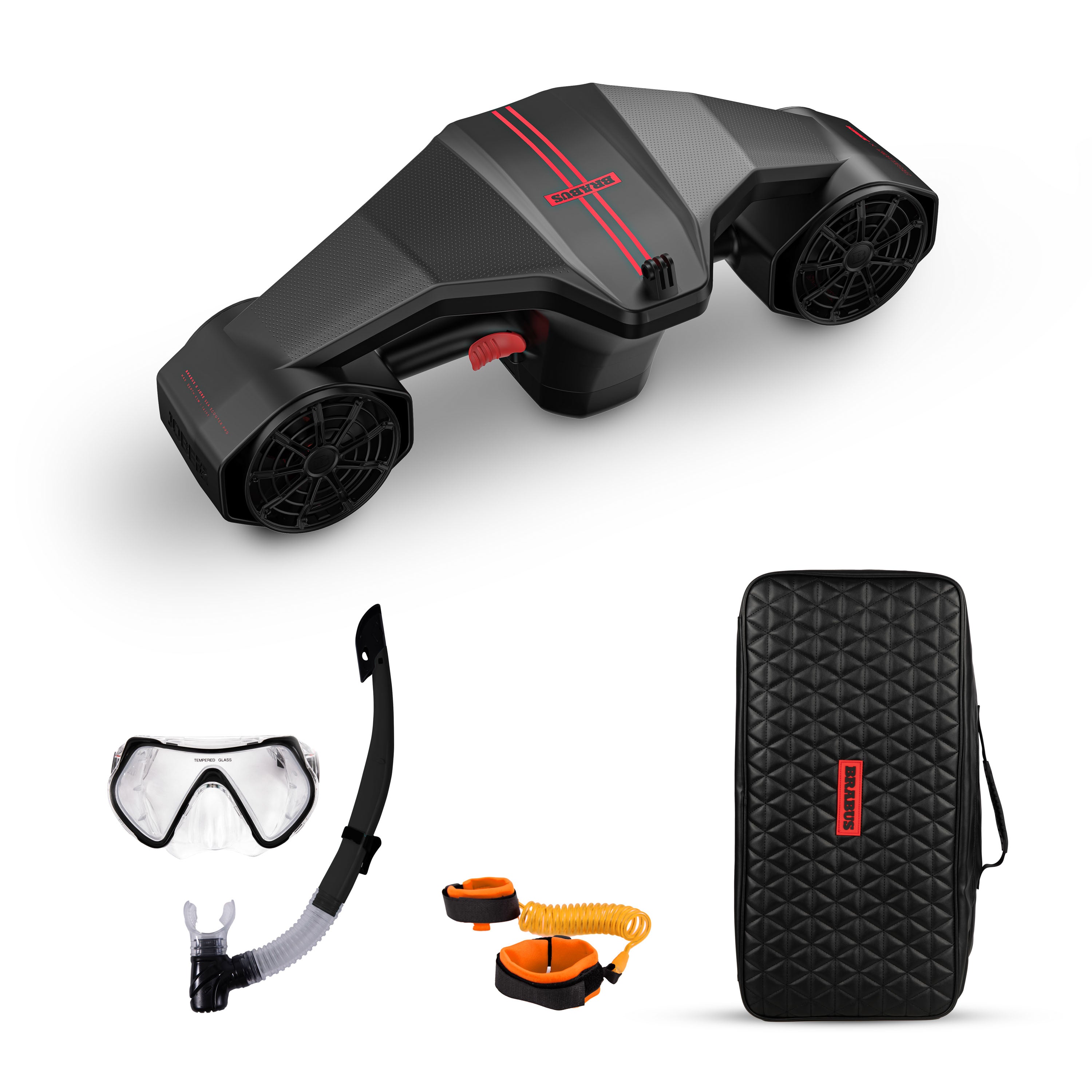 jobe goggles BRABUS X Jobe Seascooter Package - Premium Unterwasser-Scooter