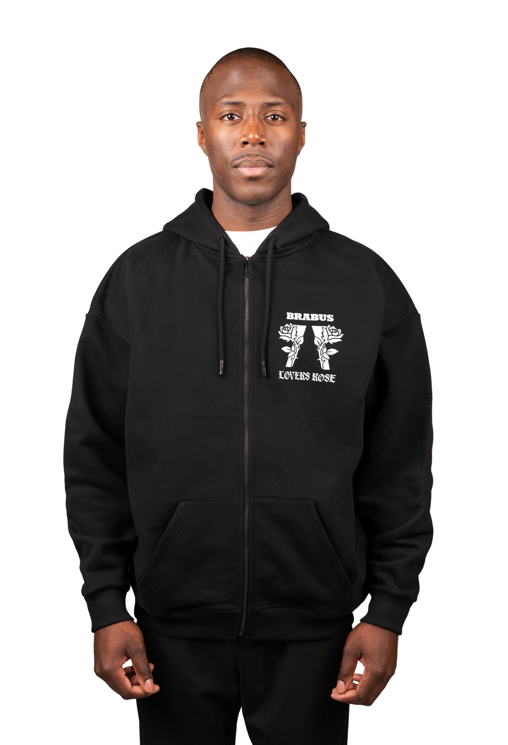 BRABUS Zipped Hoodie "ROSE B"